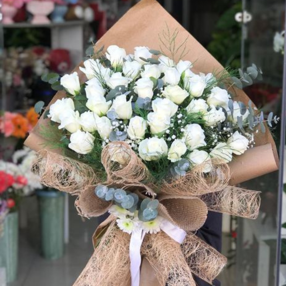 Ramo 51 Rosas Blancas