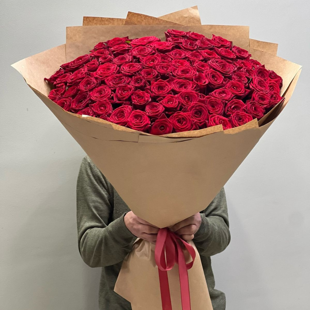 Ramo de 200 rosas rojas