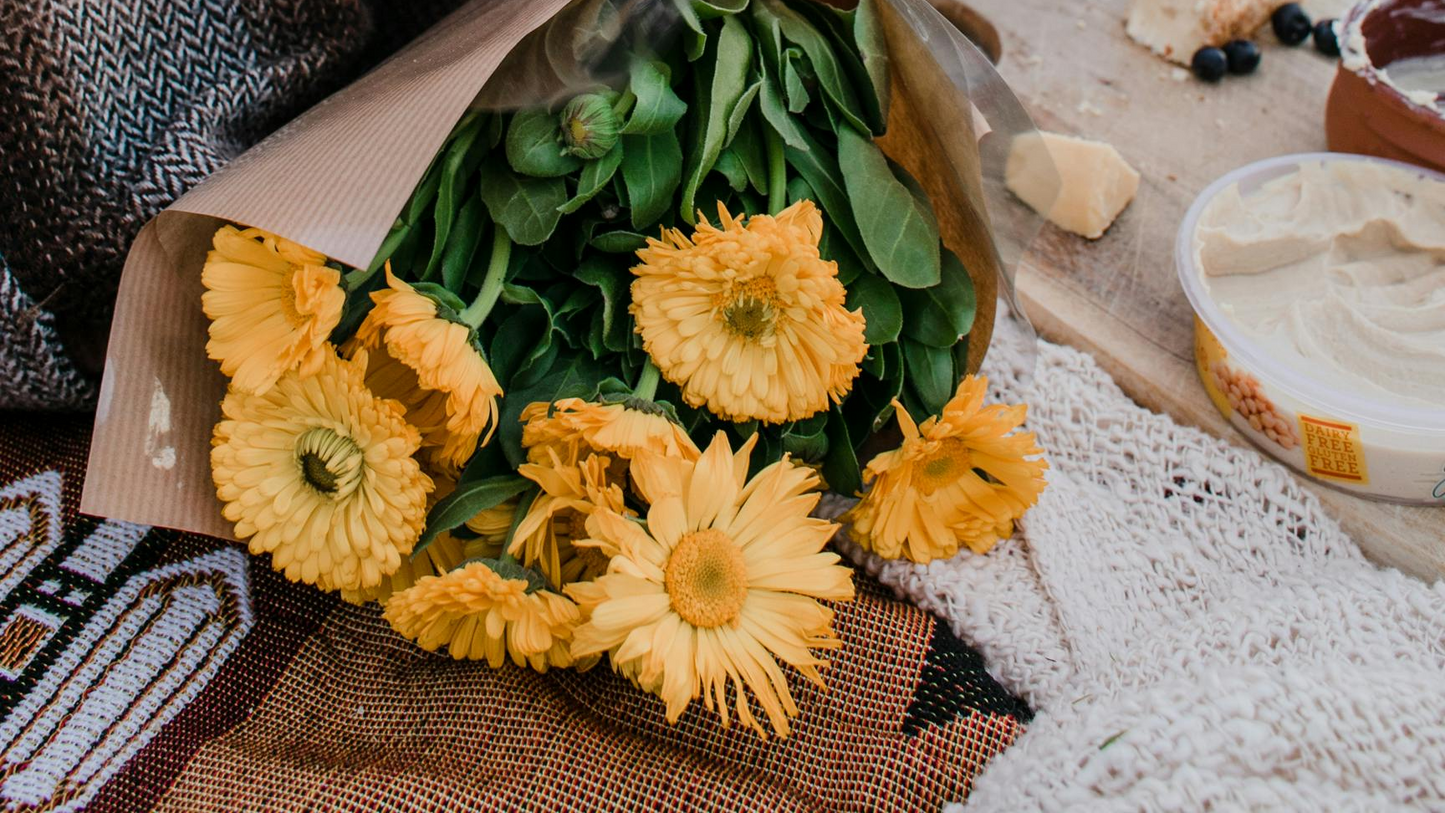 Ramo amarillo + bombones