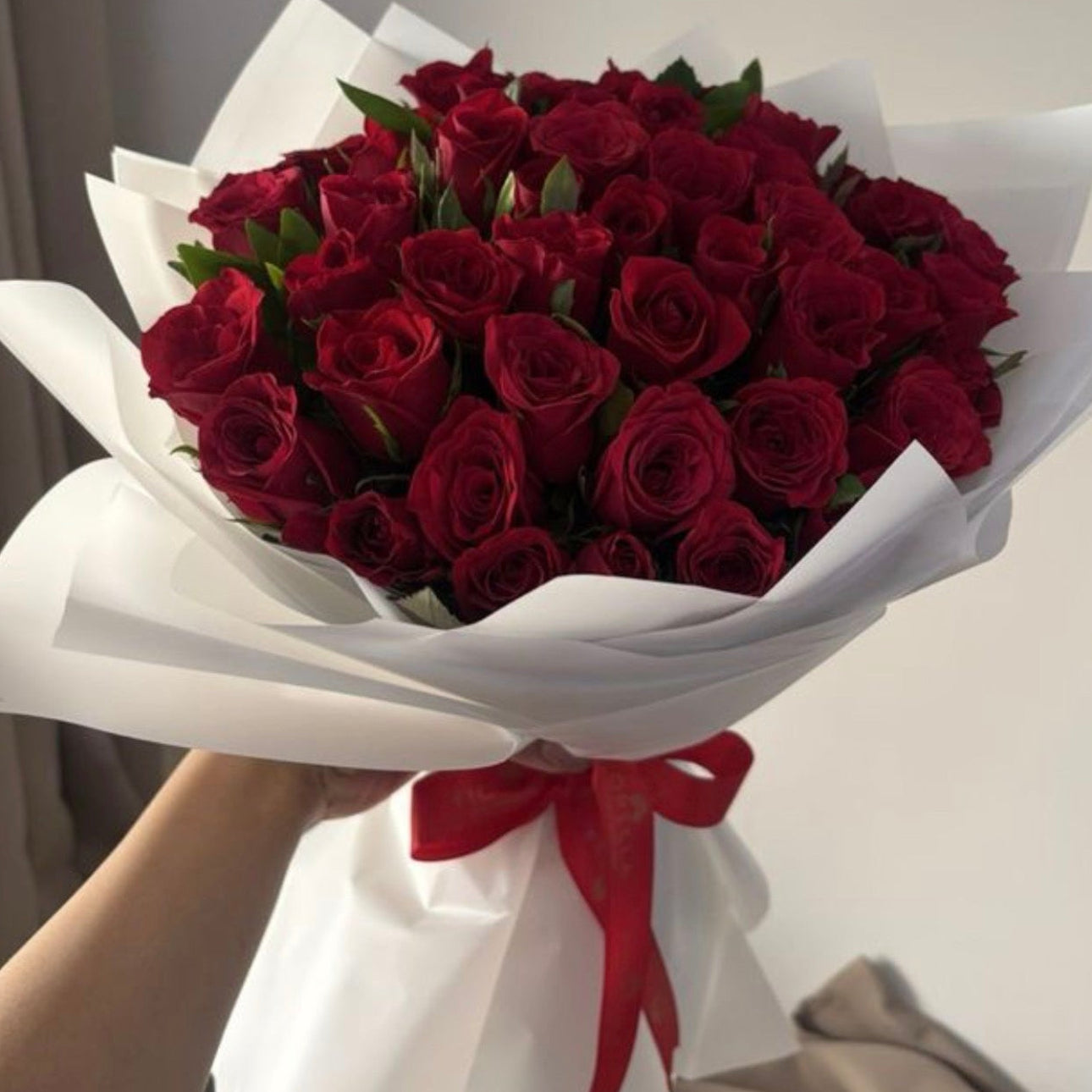 30 rosas rojas