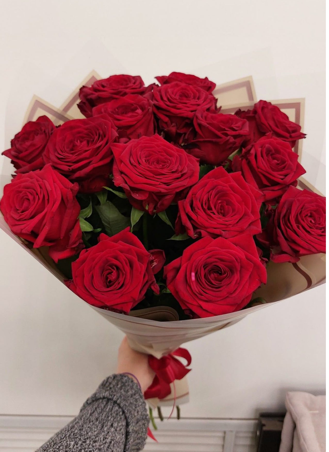 Ramo de 20 rosas rojas
